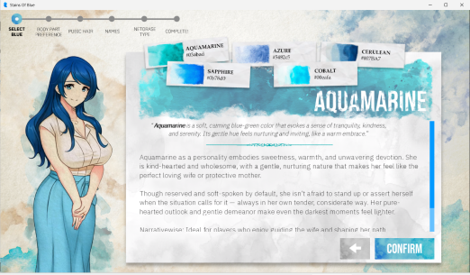 【PC/机翻/亚洲风/SLG游戏/2.41G】 蓝之痕 Stains of Blue Ver1.3b 机翻版+亚洲风SLG游戏+2.41G