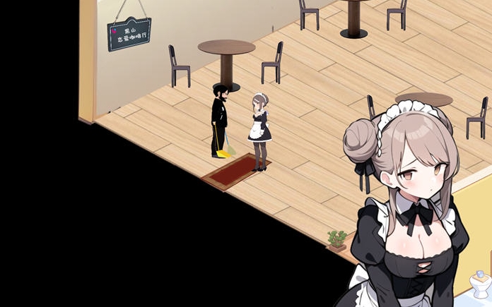 【PC/官中/经营/互动养成/SLG游戏/1.68G】 黑山恋爱咖啡厅 BM Love Cafe Ver3.4.3 官方中文版+互动养成SLG游戏+1.68G